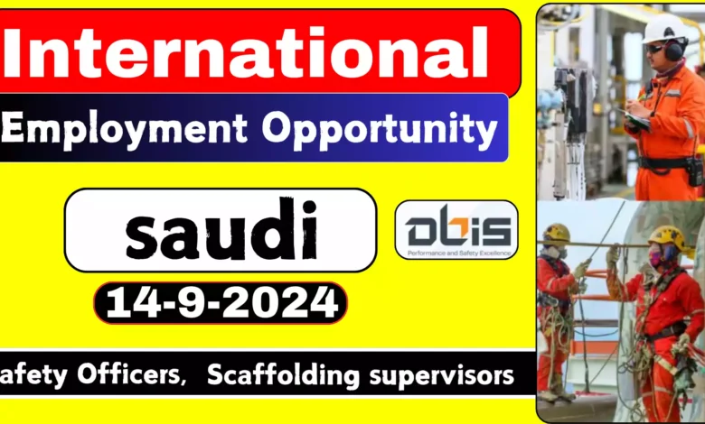 International Employment Opportunity - Saudi