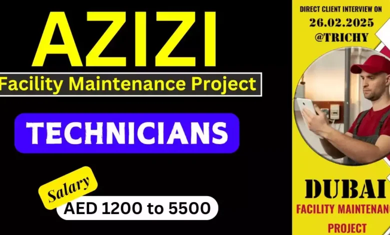 Dubai AZIZI Company Job Offer